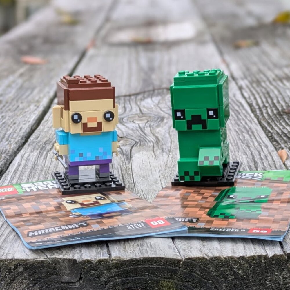 Lego BrickHeadz Steve and Creeper Minecraft